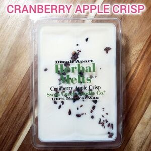 CRANBERRY APPLE CRISP by SWAN CREEK CANDLE CO Herbal Melts Natural Wax 5.25 oz